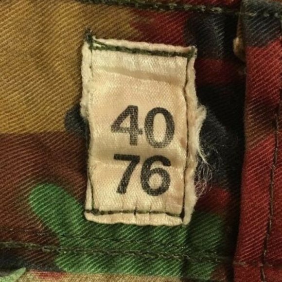 VTG SWISS MILITARY ALPENFLAGE CAMO PANTS 32x30 NM02841 - Picture 8 of 12